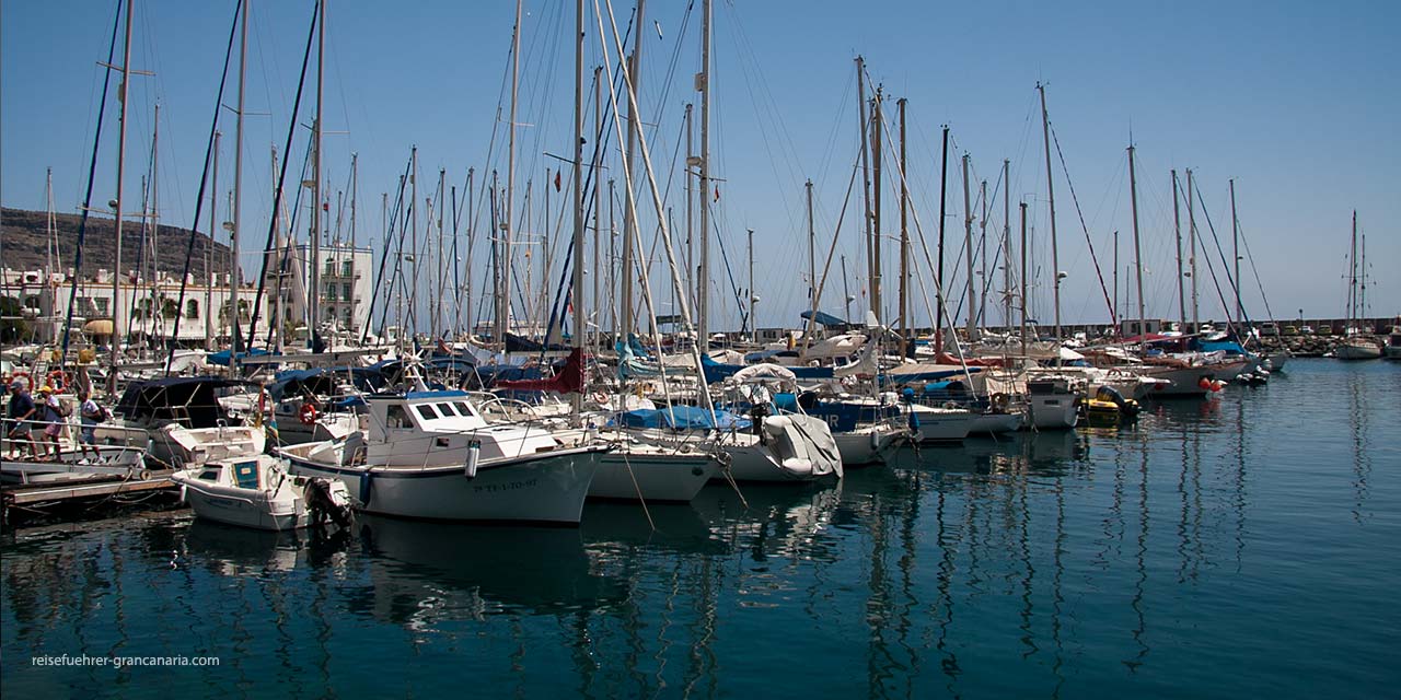 Puerto de Mogan - Boote im Hafen