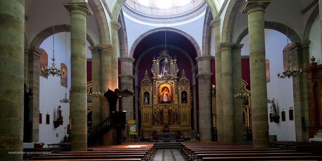 Innenansicht der Kathedrale in Agüimes, Gran Canaria