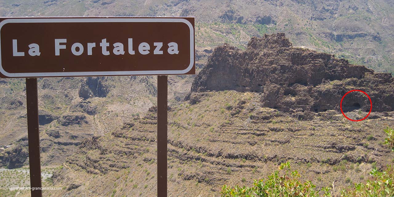 Die Festung von Ansite, bei Santa Lucia de Tirajana, Gran Canaria