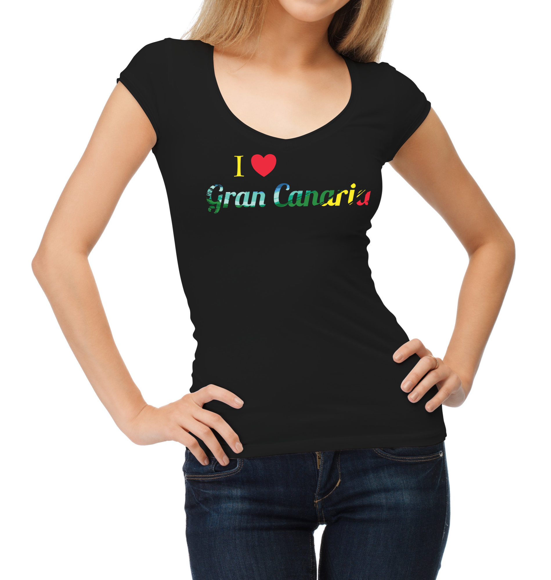 tshirt I love Gran Canaria