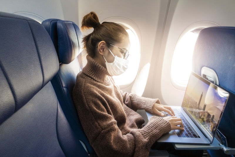Maskenpflicht im Flugzeug